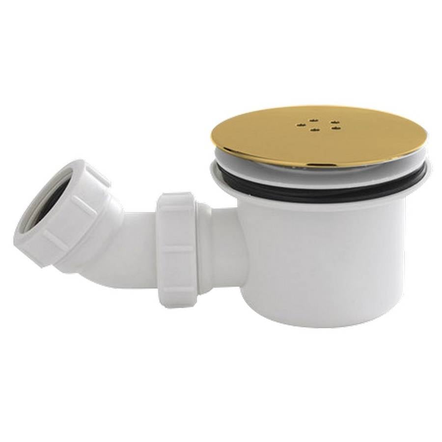 90mm Fast Flow Waste - Brass
