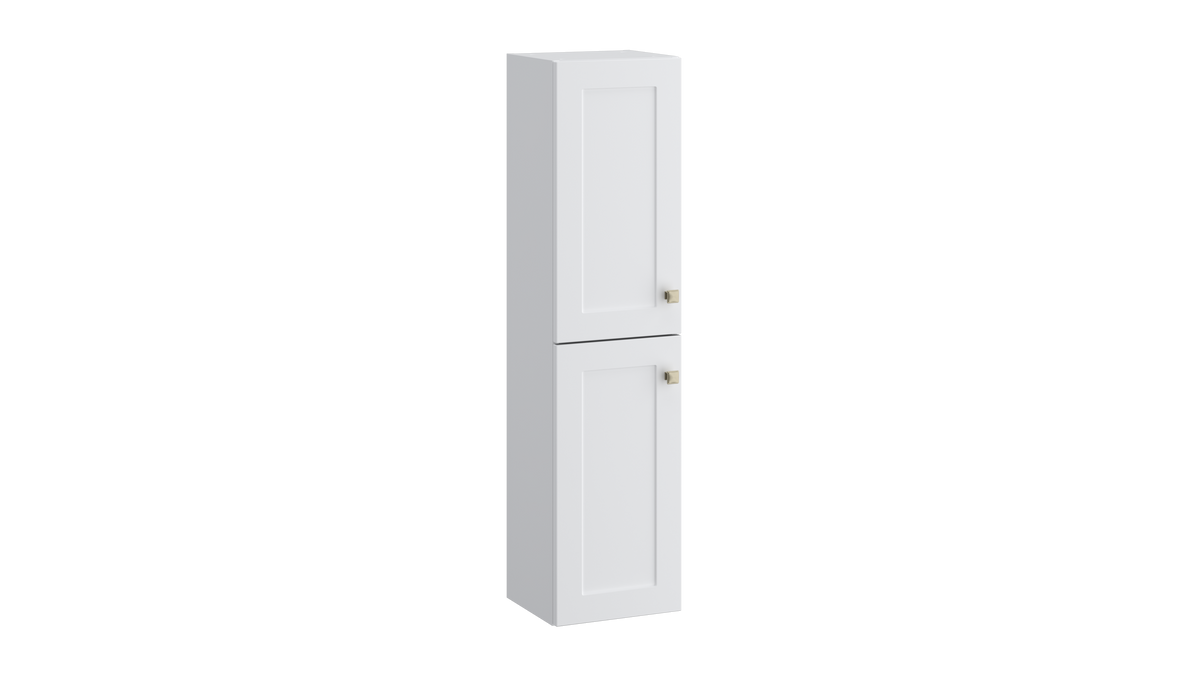 Sanctuary Wall Hung Tall Unit Matt White