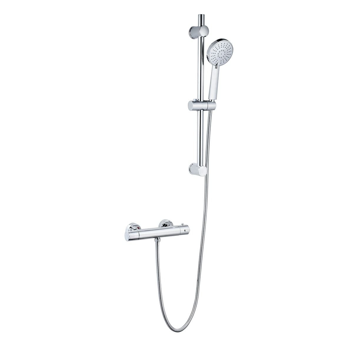 Plan Thermostatic Bar Shower with Adjustable Slide Rail Kit