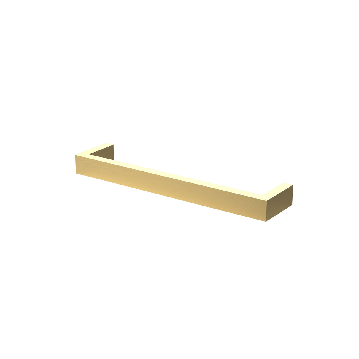 Singola Dry Electric Towel Rail 450mm - Brushed Brass