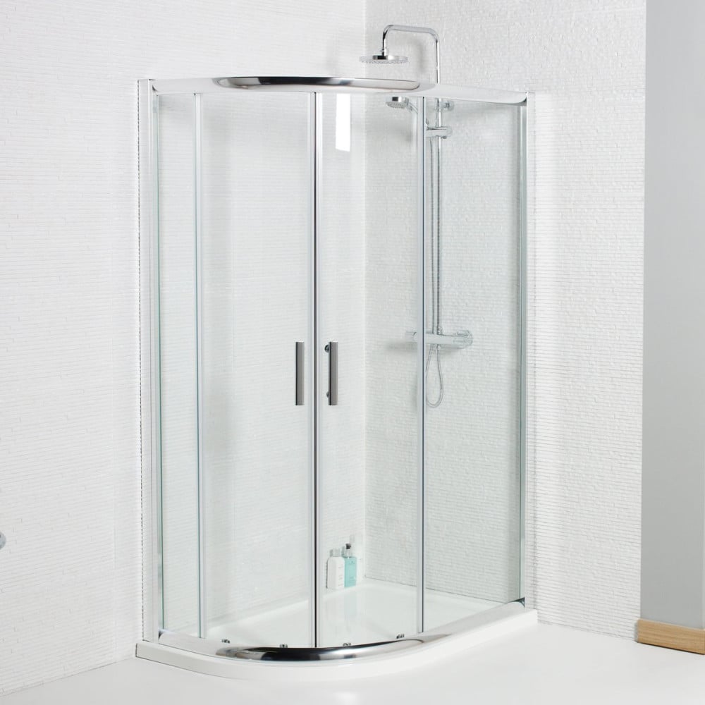 1200x800mm Koncept Offset Quad Enclosure 6mm