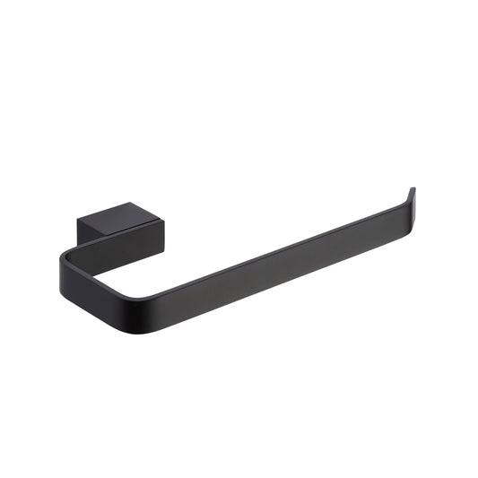 K-Vit Premium Towel Ring Matte Black