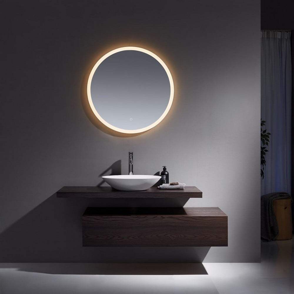 Burleigh 800mm Round with White Acrylic Edge