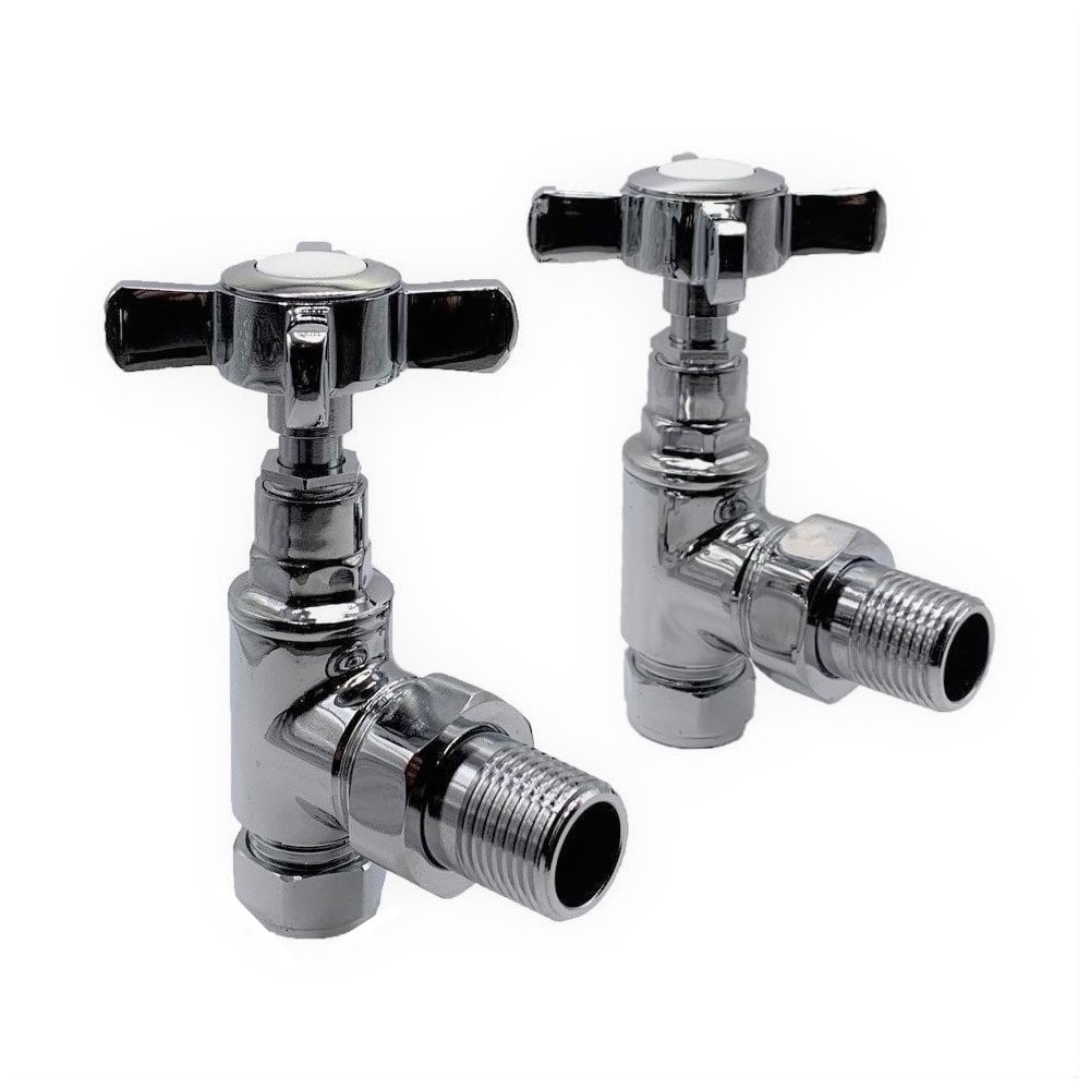 Cross Head Rad Valve Angled (Pair)
