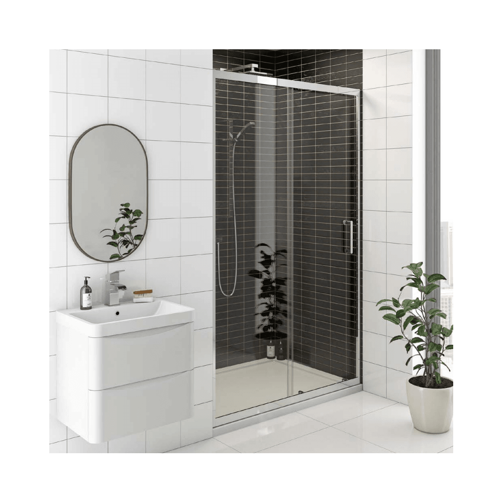 KV8 Sliding Shower Door 1500mm