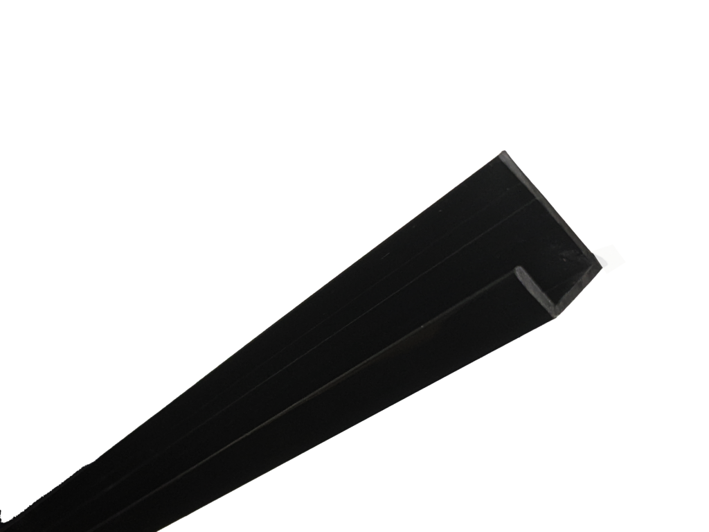 10mm Chrome End Cap Black