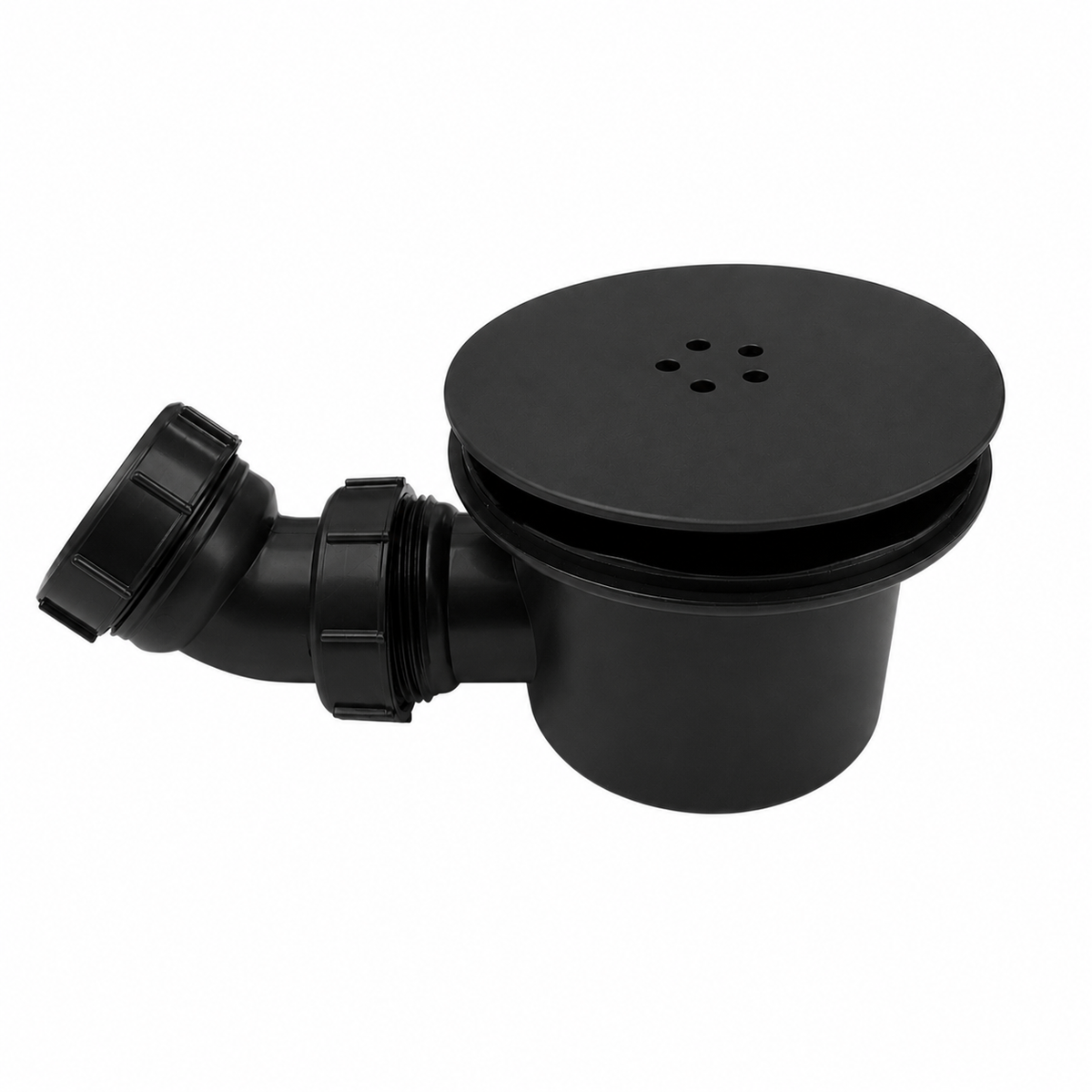 90mm Fast Flow Waste - Black