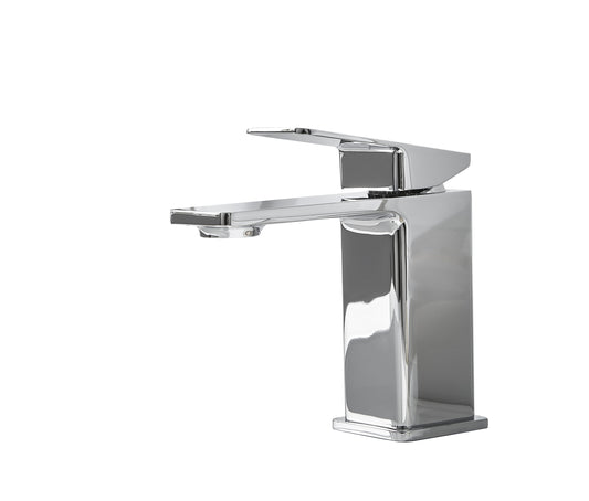 Fine Mono Basin Mixer with push waste