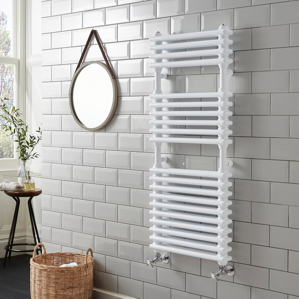 Kolumn Dual Column 1140 x 500 Towel Radiator White