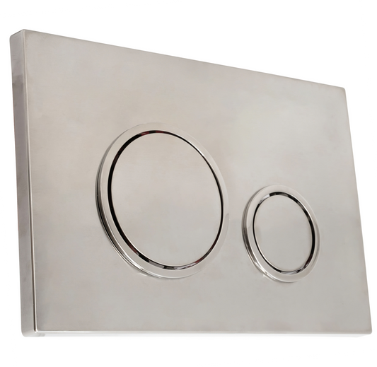Keytec Brushed Nickel Round Flushplate