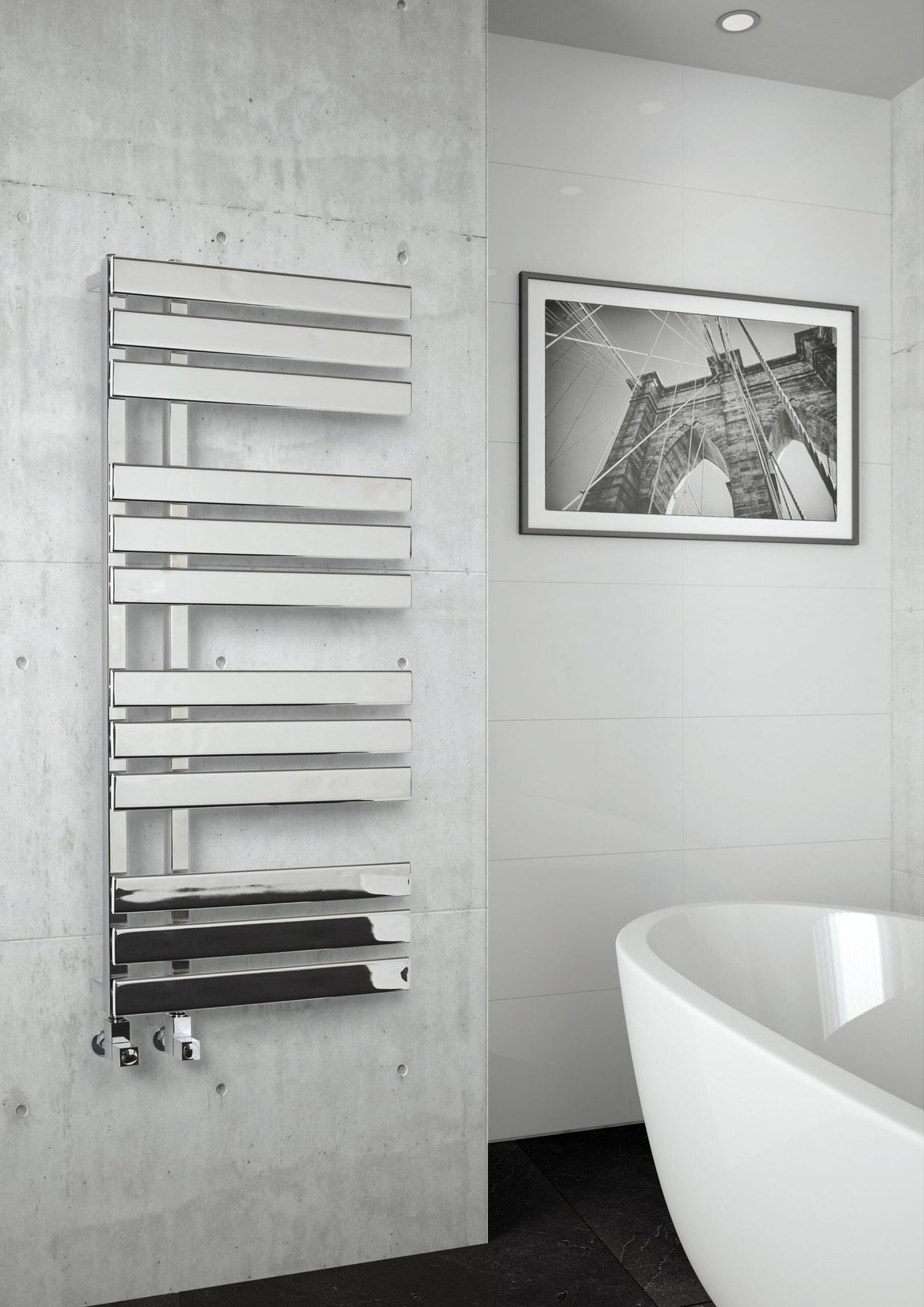 Oregon Design Radiator 500mm x 1180mm - Chrome