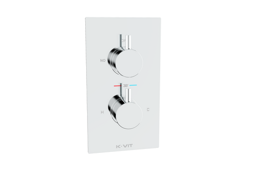 Plan,concealed thermostatic shower valve