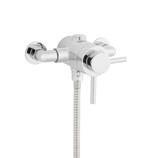 Plan, exposed thermostatic shower valve