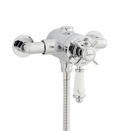 Klassique, exposed thermostatic shower valve