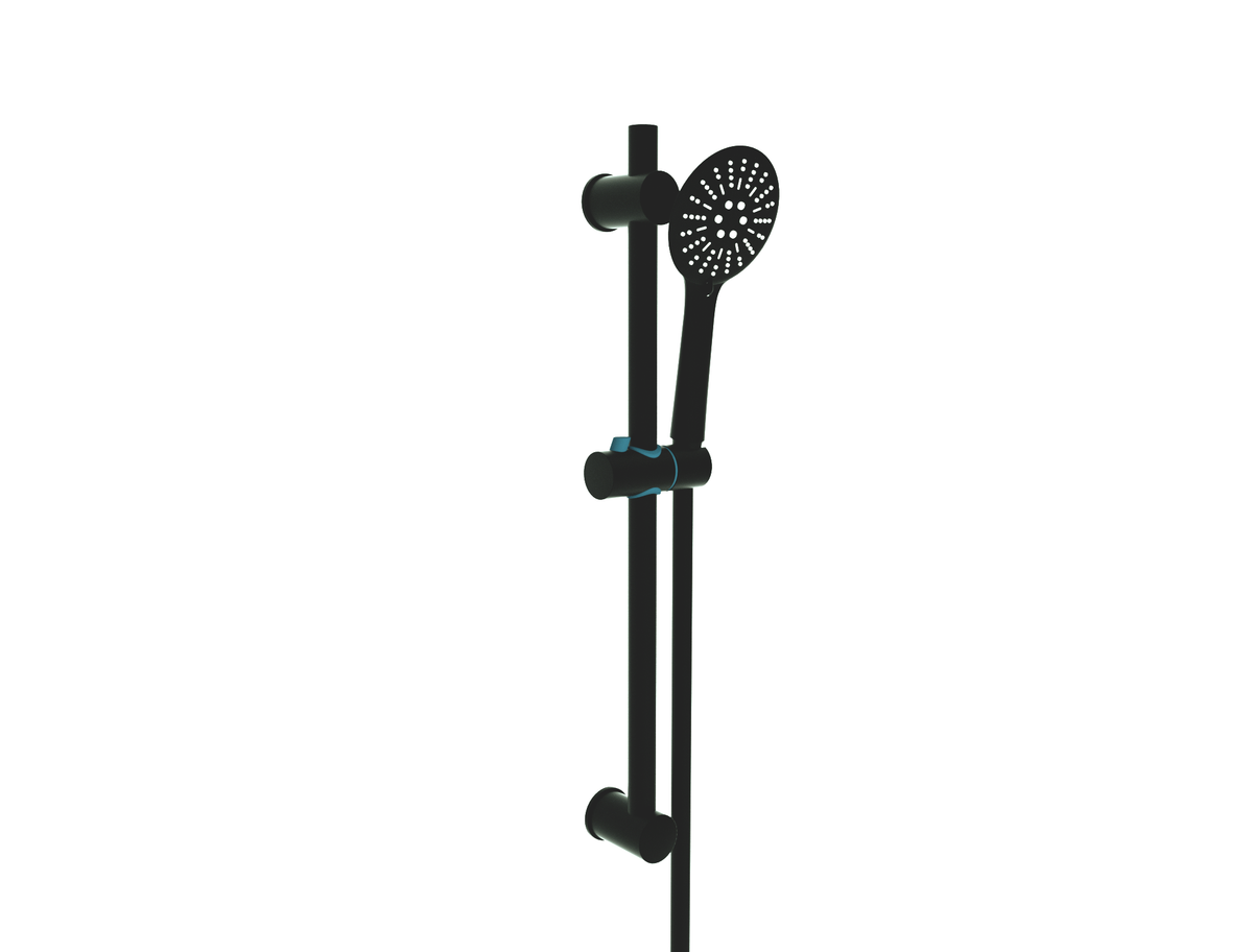 Nero Round Slide Rail Kit Matt Black