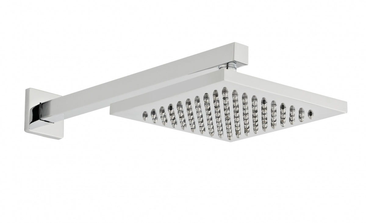 Cube Fixed Shower Head and Arm