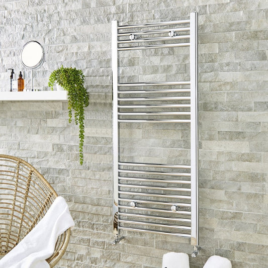 Straight Towel Rail 500mm x 1000mm Chrome