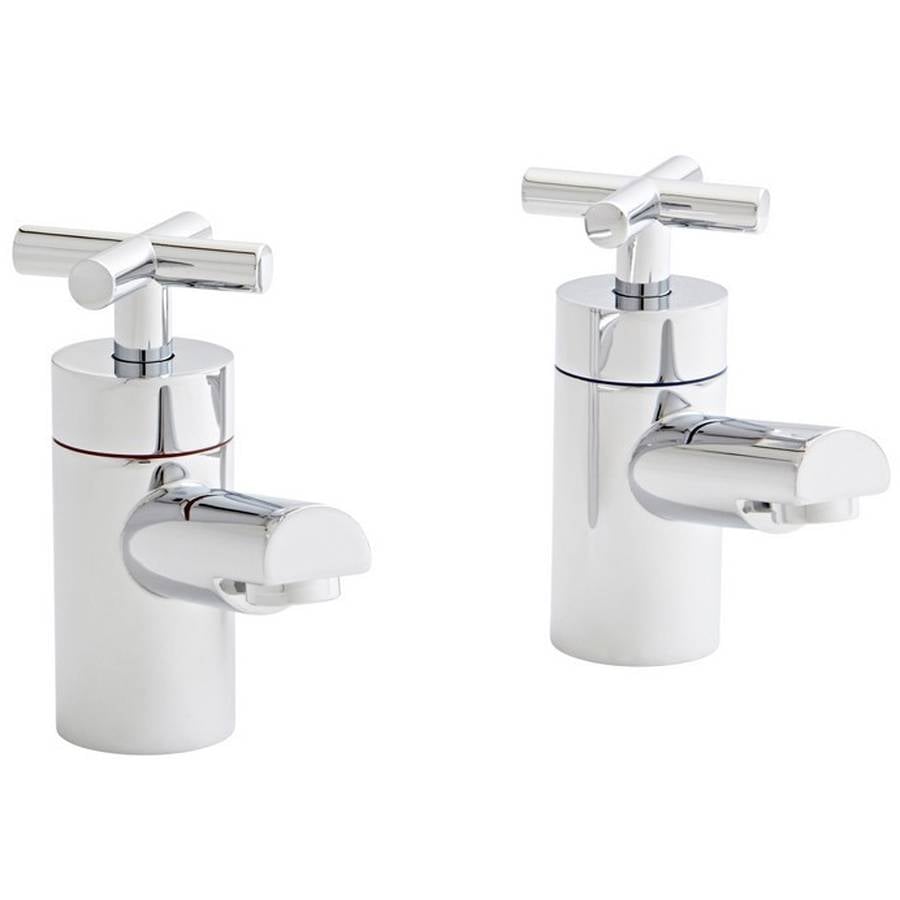 Times Pair Bath Pillar Taps