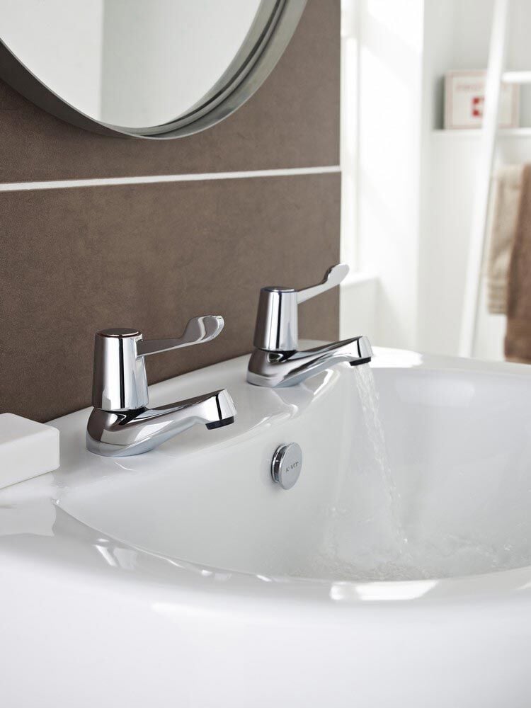 Leva 1/2″ Basin Taps (Pair)