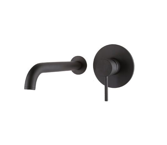 Nero Round Wall Mounted Basin Mixer