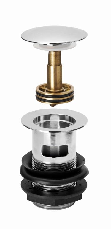 Easy Cleaning Basin Waste CP (Slotted) with Remove Clic-clac