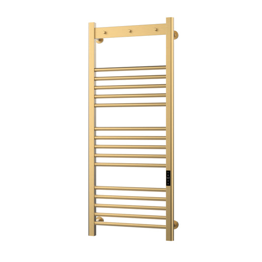 Toro Smart Dry Electric Towel Rail 1200 x 500mm - Brushed Brass