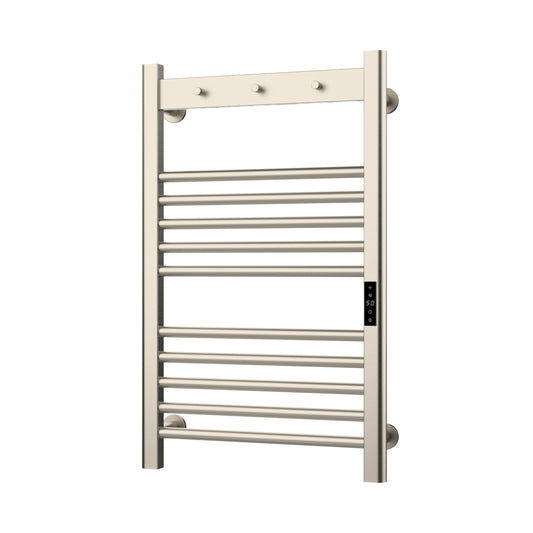 Toro Smart Dry Electric Towel Rail 800 x 500mm - Brushed Nickel