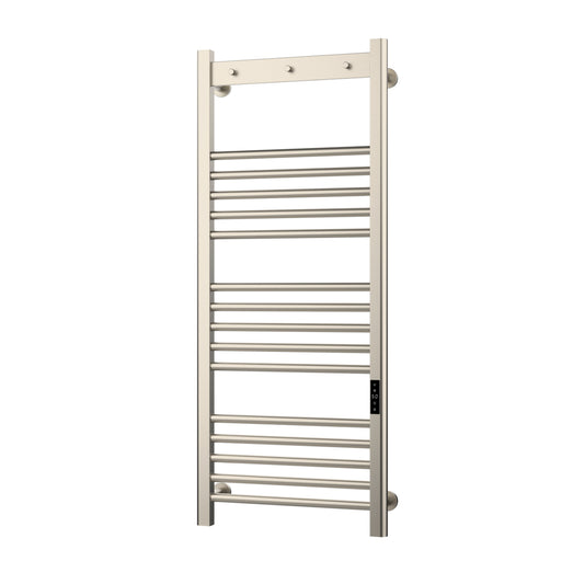 Toro Smart Dry Electric Towel Rail 1200 x 500mm - Brushed Nickel