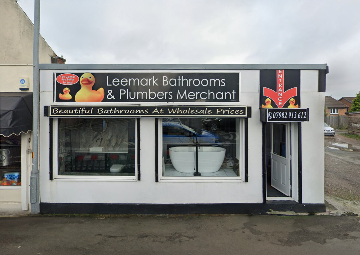 Leemark Bathrooms showroom on Livesey Branch Road, Blackburn